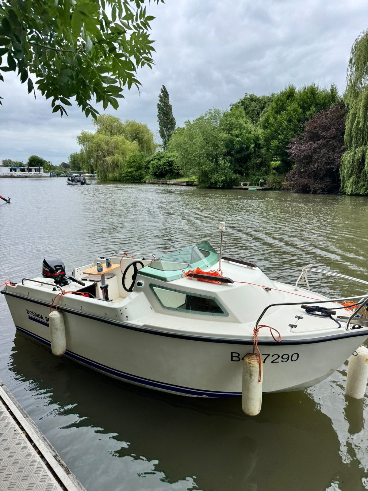 Boot incl riba trailer, Watersport en Boten, Ophalen, Trailer, Overige typen, Gebruikt