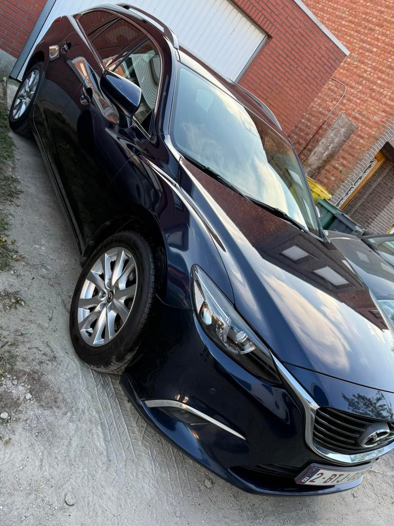 Prachtige Mazda 6 (10/2016 )- 🚘[ 2.0 Benzine]❤️❤️❗️⛽️⛽️🚘, Auto's, 4 cilinders, Blauw, Leder, 5 deurs