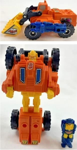 Transformers G1 Targetmaster Scoop Figuur Hasbro 1988, Verzenden, Zo goed als nieuw