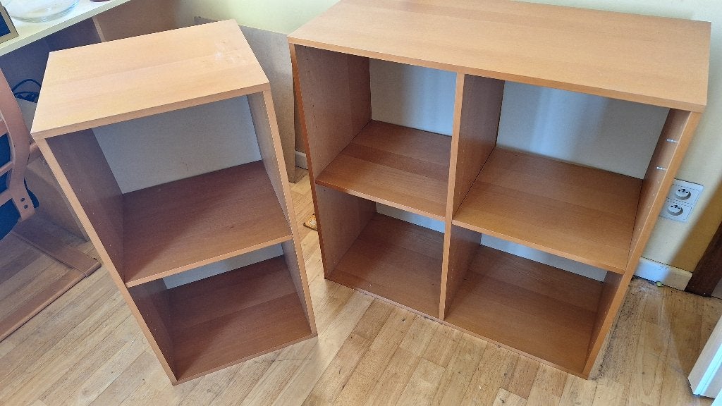 2 open kastjes, Huis en Inrichting, Ophalen, Gebruikt, 50 tot 100 cm, Minder dan 100 cm
