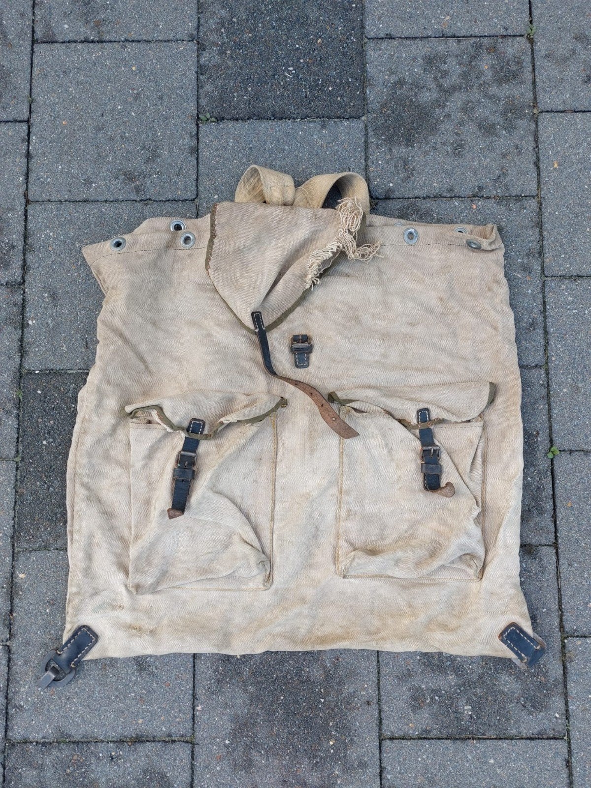 Duitse WO2 Hitlerjugend / DJ Rugzak, Collections, Enlèvement ou Envoi, Armée de terre, Vêtements ou Chaussures