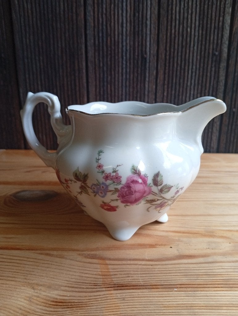 Pot à Lait Karolina Pologne Porcelaine Vintage Rose, Enlèvement