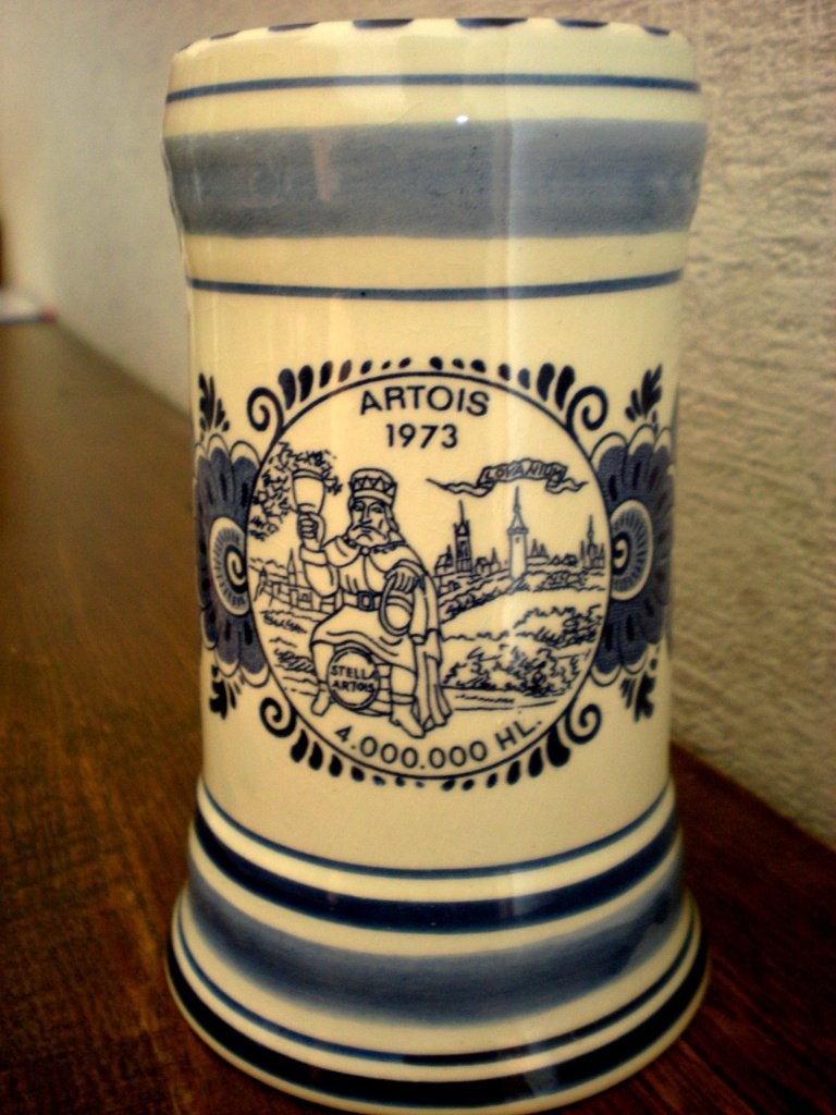 ARTOIS 1973  Beker in Delft, Verzamelen, Biermerken, Ophalen of Verzenden, Zo goed als nieuw, Pul(len)