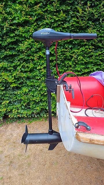 Fluistermotor AMAREM MARINE - 66LBS - 12V, Watersport en Boten, Ophalen, Minder dan 5 pk, Elektrisch, Zo goed als nieuw