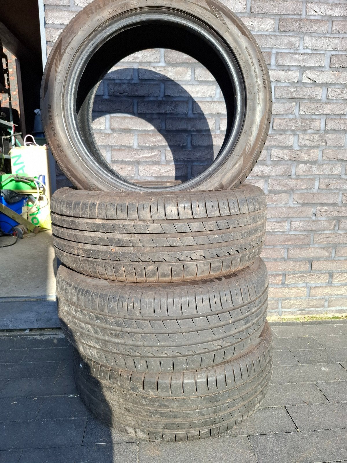 4 banden 225/50R18, Ophalen, Band(en)