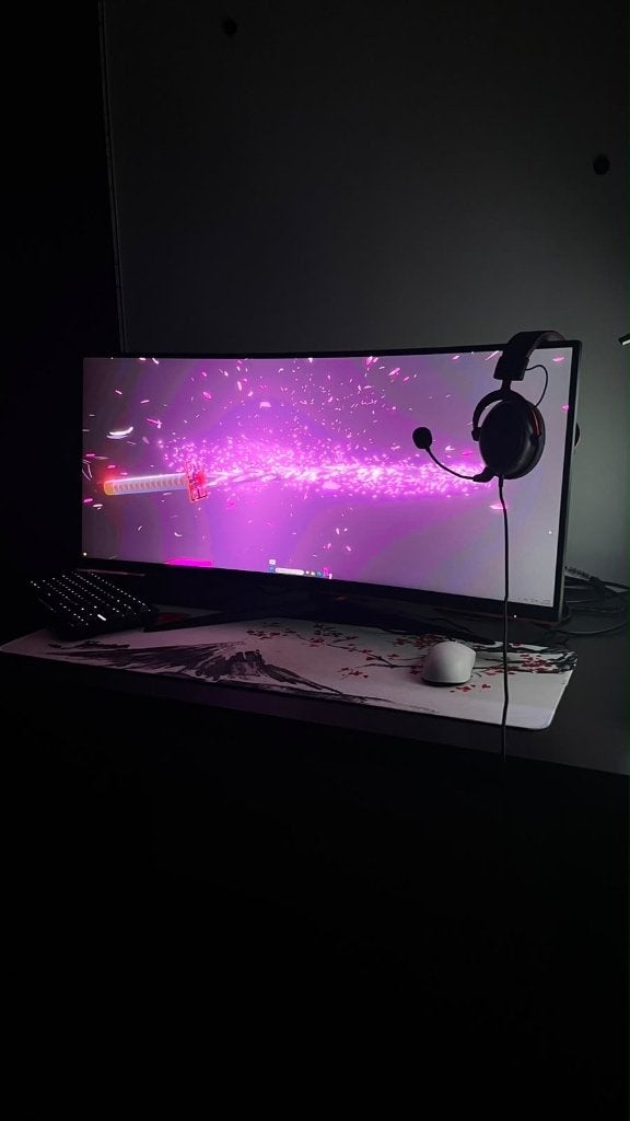 Game monitor AOC 34’’ curved, Computers en Software, VA, AOC, Zo goed als nieuw, 1 tot 2 ms