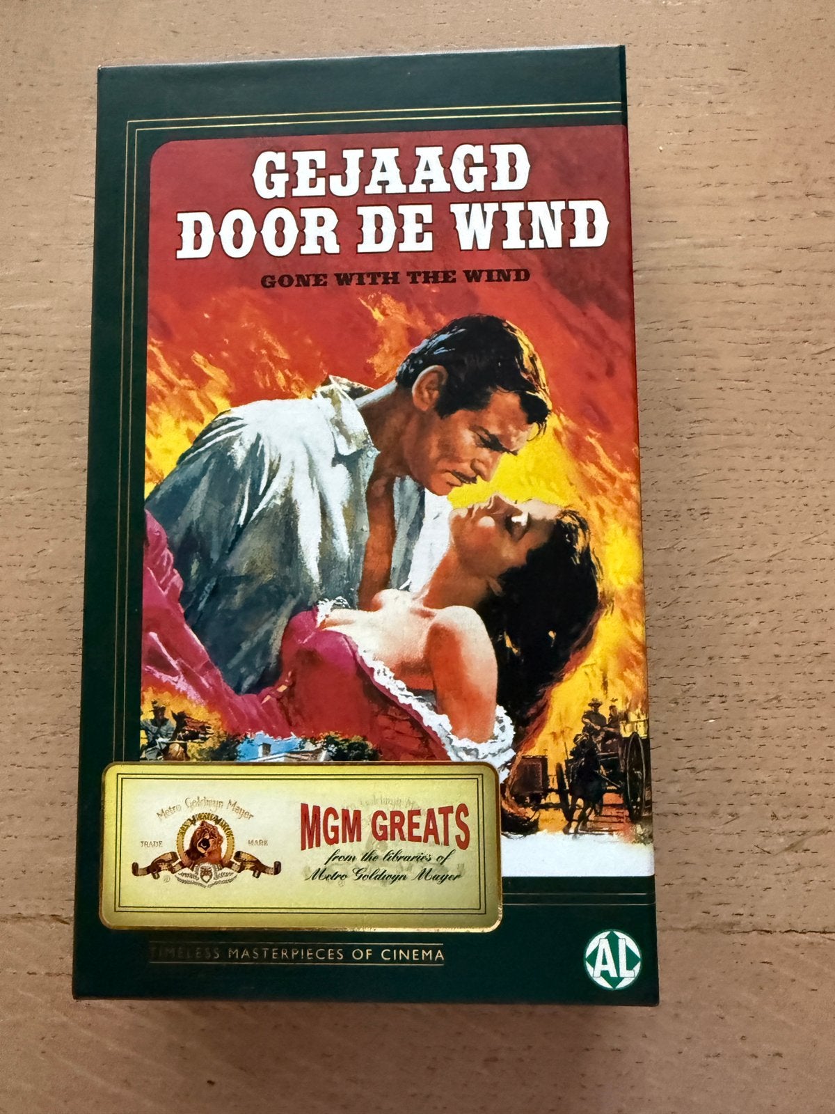Video cassette nieuw Gejaagd door de wind, CD & DVD, Enlèvement ou Envoi, Neuf, dans son emballage, VHS