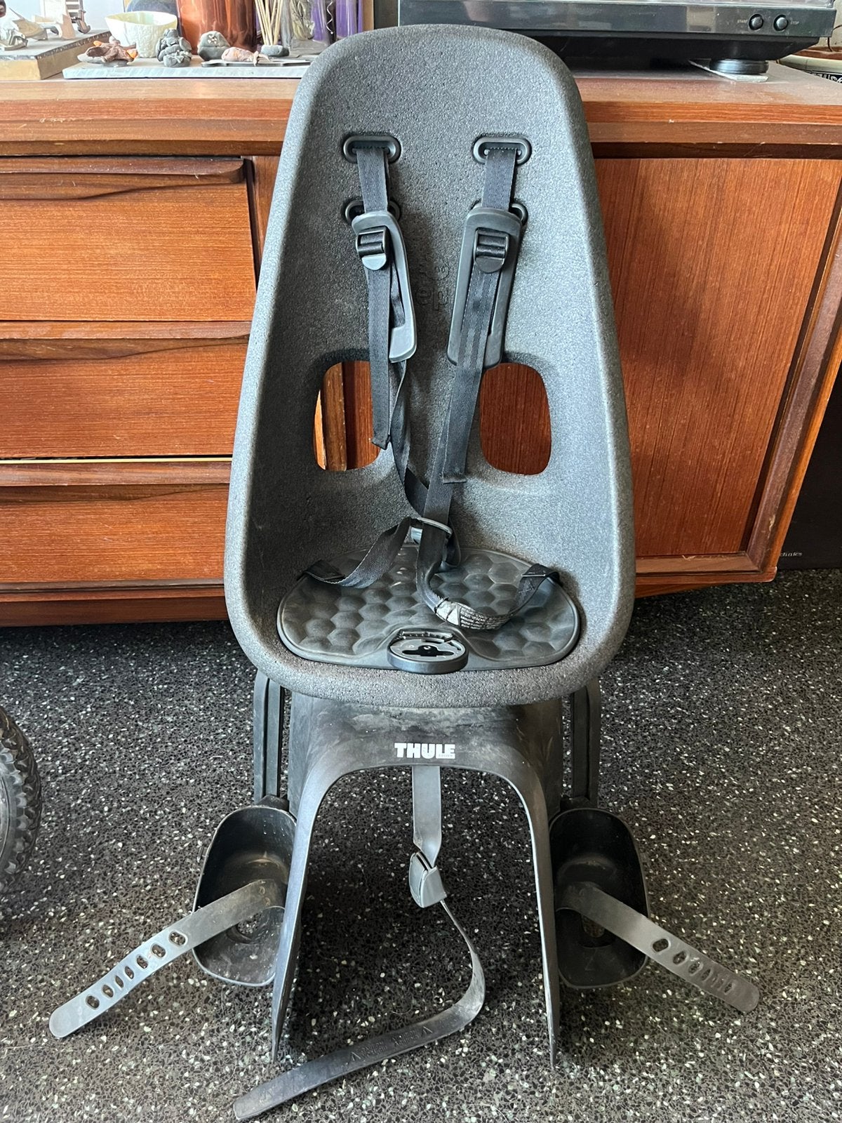 Siège velo - Thule, Fietsen en Brommers, Ophalen, Achterzitje, 9 t/m 36 kg, Gebruikt