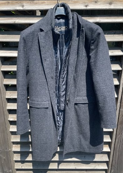 Wollen winterjas Herno, Kleding | Heren, Ophalen, Herno, Blauw, Maat 56/58 (XL)