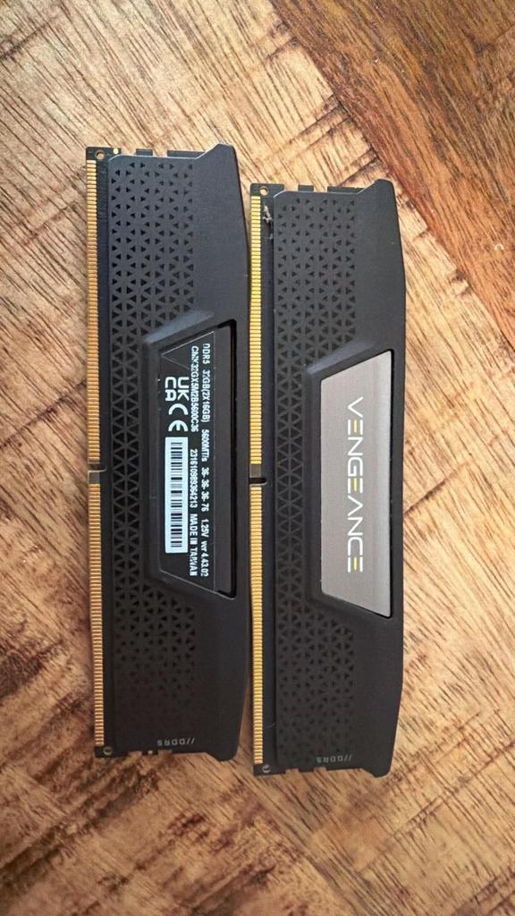 Corsair 32 GB DDR5-6000 (2x 16 GB) Kit werkgeheugen, Computers en Software, RAM geheugen, Ophalen of Verzenden, Zo goed als nieuw