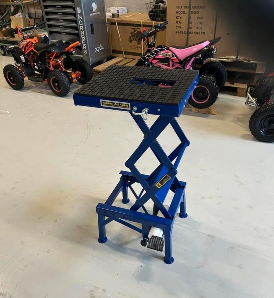 Nieuw -Motorheftafel - Blauw, Enlèvement ou Envoi