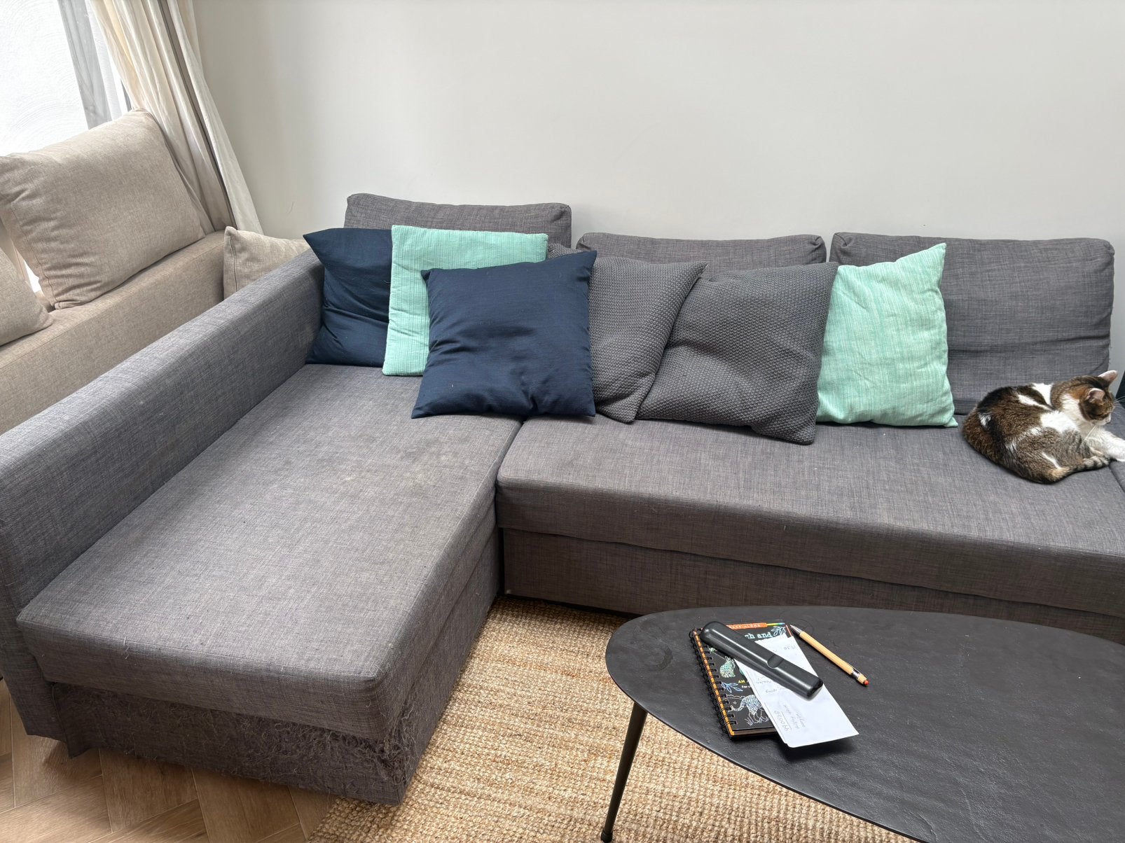Gratis zetel/bedbank, Ophalen, Gebruikt