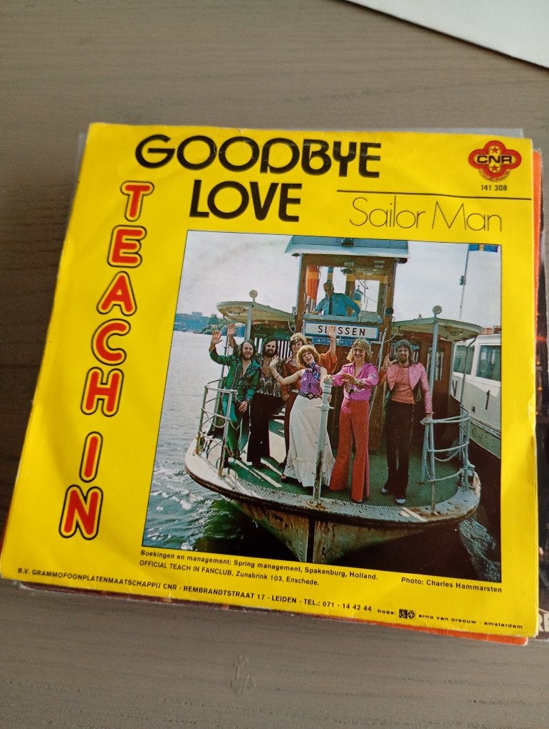 Teach Inn - Goodbye love, Gebruikt, Verzenden, 7 inch, Fotohoes
