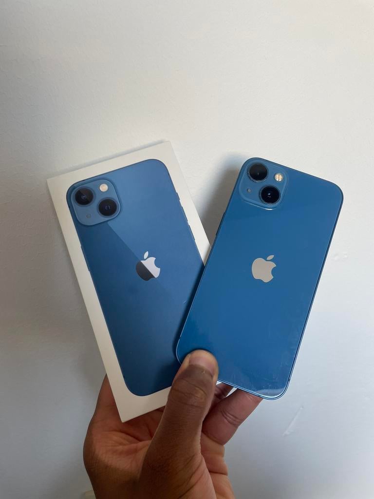 iPhone 13 – 128 Go – Bleu, Avec simlock (verrouillage SIM), 128 GB, IPhone 13, Comme neuf