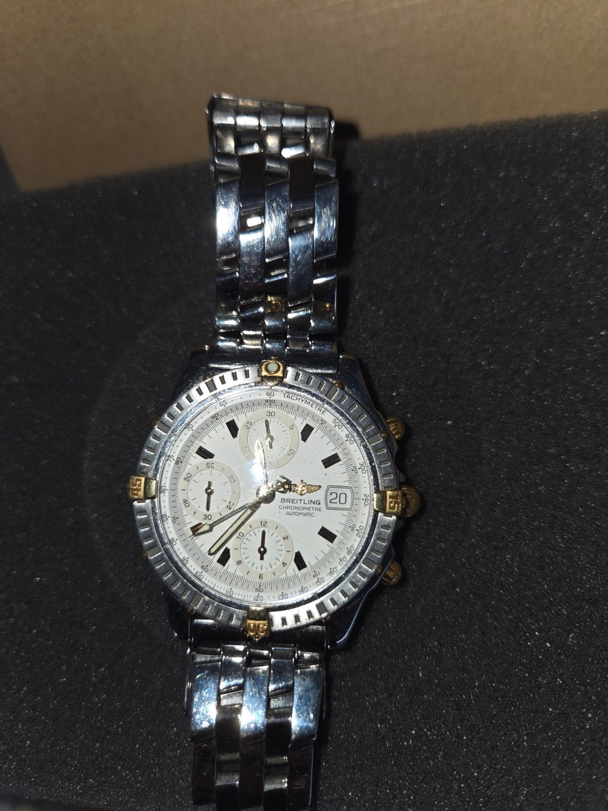 breitling full set, Bijoux, Sacs & Beauté, Montres | Hommes, Enlèvement ou Envoi, Breitling