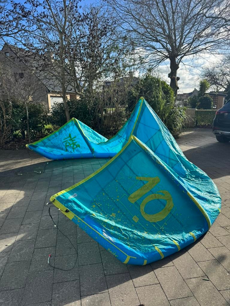Performance F- One kite & Linx Bar – topstaat, Watersport en Boten, 10 m², Geen board, Ophalen of Verzenden, Zo goed als nieuw