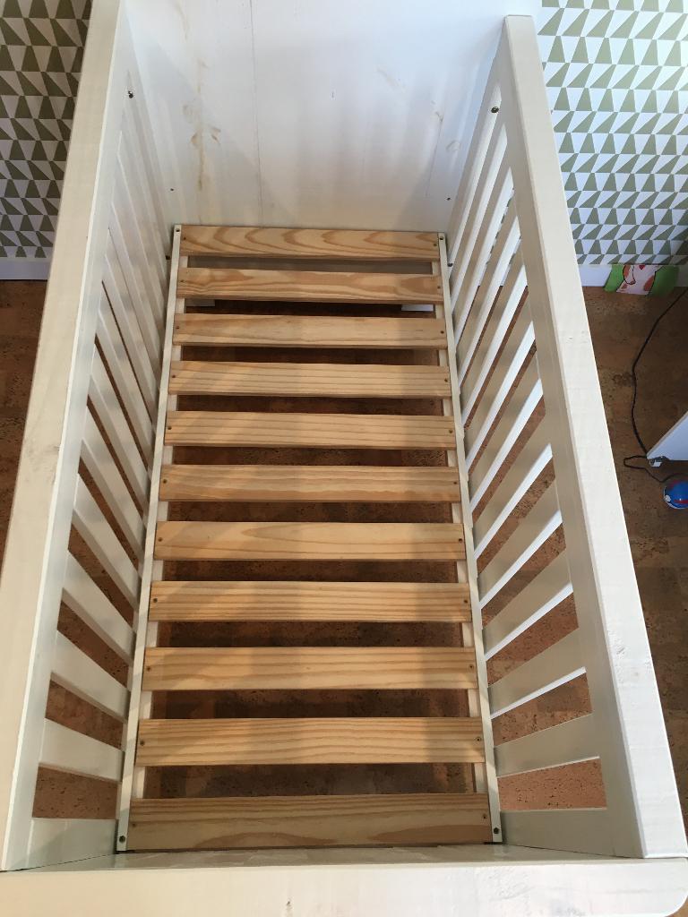 Babybed + matras + deken, Matelas, Moins de 70 cm, Enlèvement, Utilisé