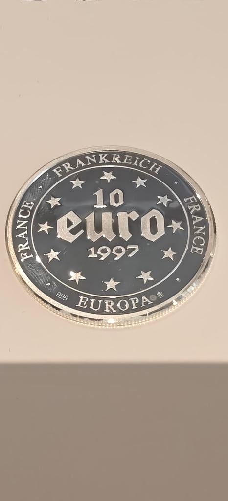 10 euro 1997  frankrijk  .999/1000  zilver   proof!, Postzegels en Munten, Munten | Europa | Euromunten, Zilver, Ophalen of Verzenden