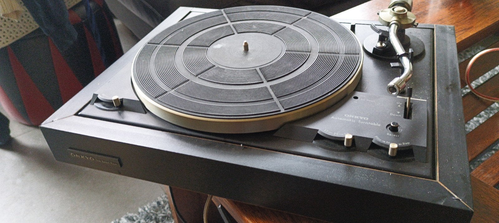 Onkyo platenspeler CP-100a zo der stofkap, Enlèvement ou Envoi