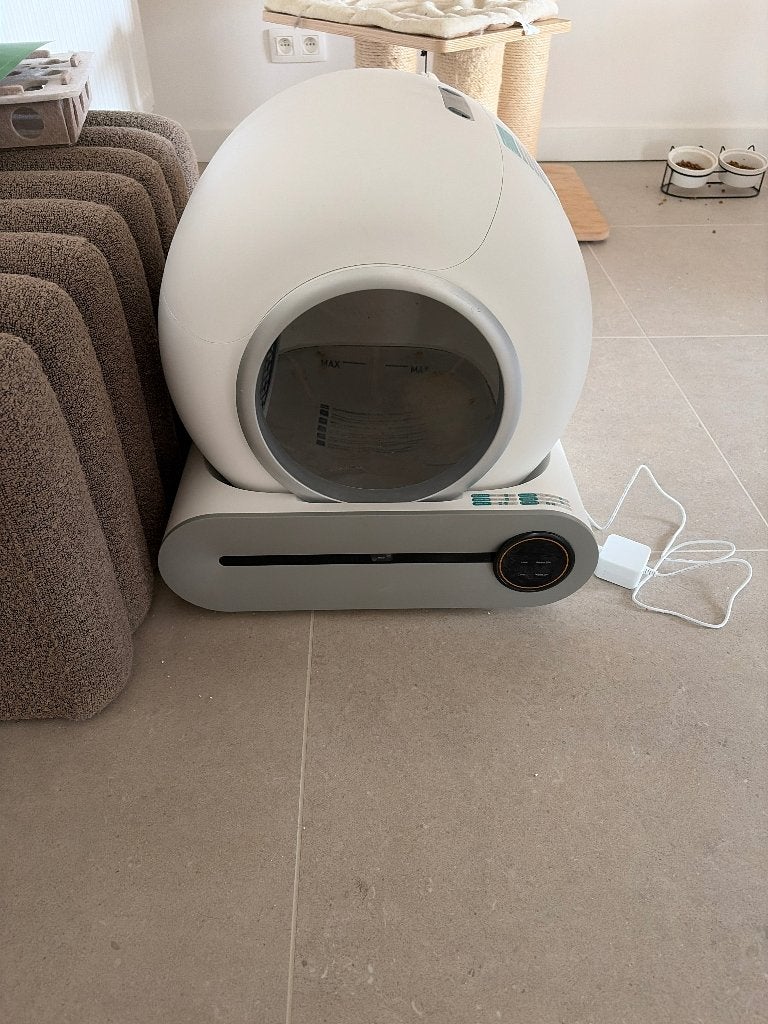 Automatische kattenbak, Dieren en Toebehoren, Kattenbakken, Ophalen, Zelfreinigend, Gebruikt, Gesloten