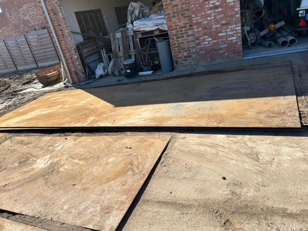 stalen rijplaten, Doe-het-zelf en Bouw, Ophalen, Nieuw, Overige materialen, 50 tot 100 mm