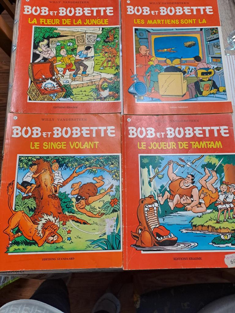 Lot de 4 BD's Bob et Bobette, Livres, BD, Enlèvement ou Envoi