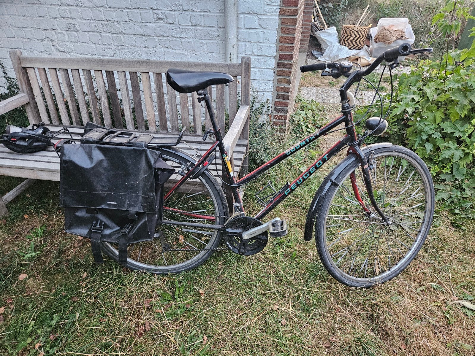 Vintage Peugeot Country 205 Hybride damesfiets toerfiets, Ophalen, Versnellingen