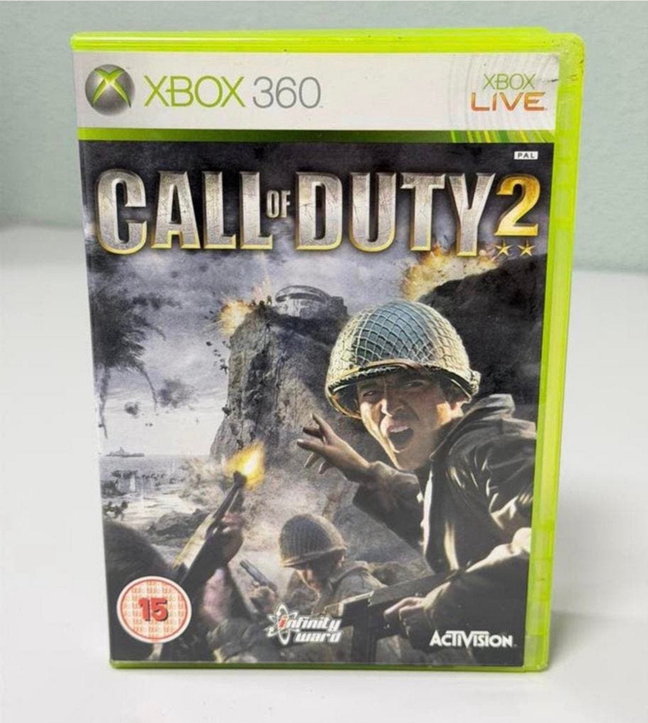 Call of Duty 2 - Xbox 360 live - Compleet + boekje, krasvrij, Games en Spelcomputers, Ophalen of Verzenden, Nieuw, Shooter