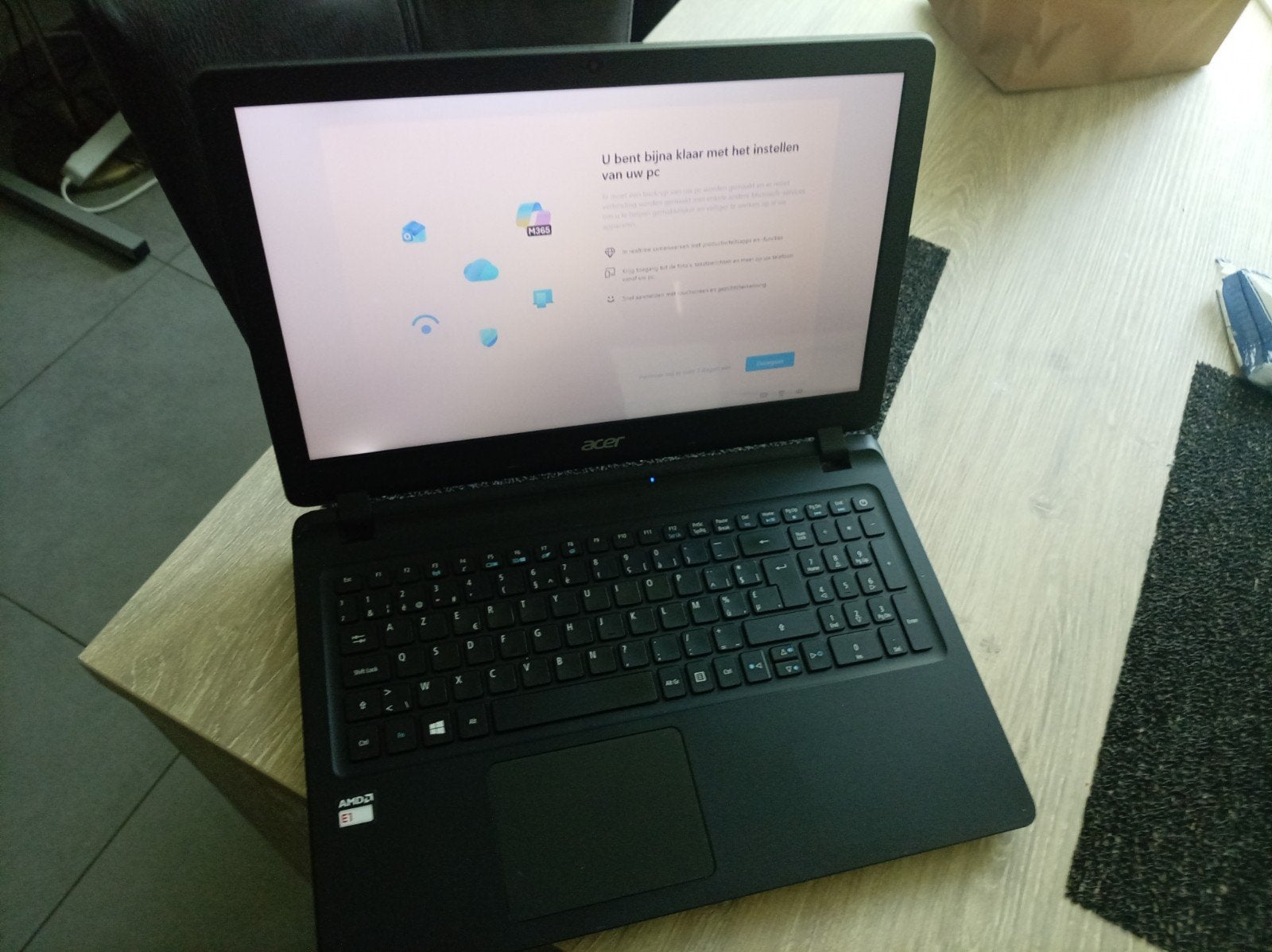 Laptop Acer, Ophalen