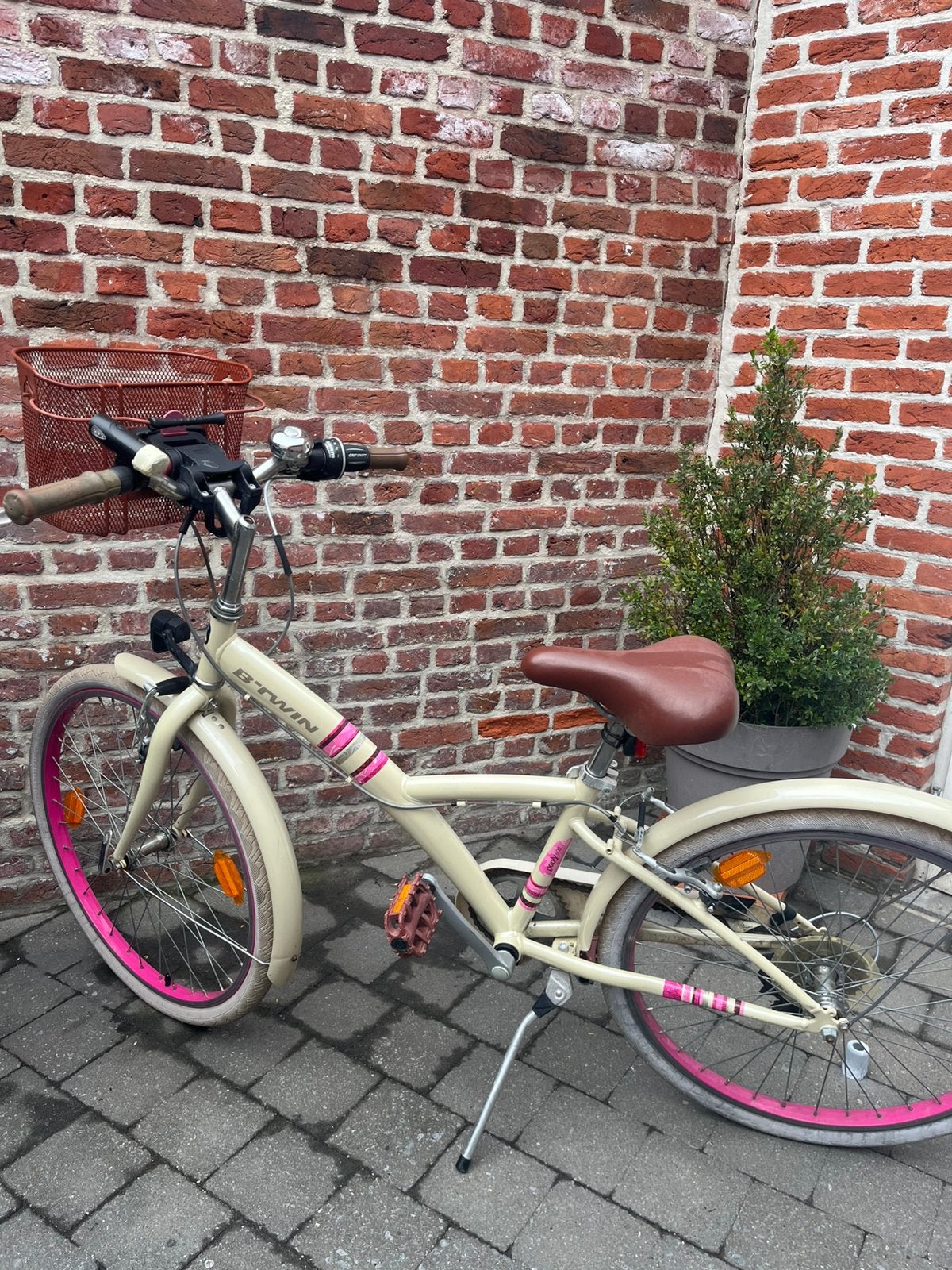 Meisjesfiets (24 inch), Fietsen en Brommers, Fietsen | Meisjes, Ophalen, Gebruikt, 24 inch, Versnellingen