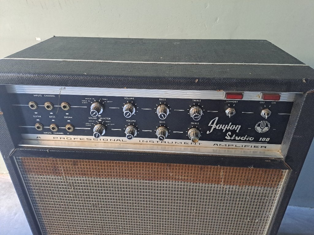 Vintage - Faylon studio100 Mini Gitaarversterker, Muziek en Instrumenten, Versterkers | Bas en Gitaar, Ophalen, Gebruikt, Gitaar