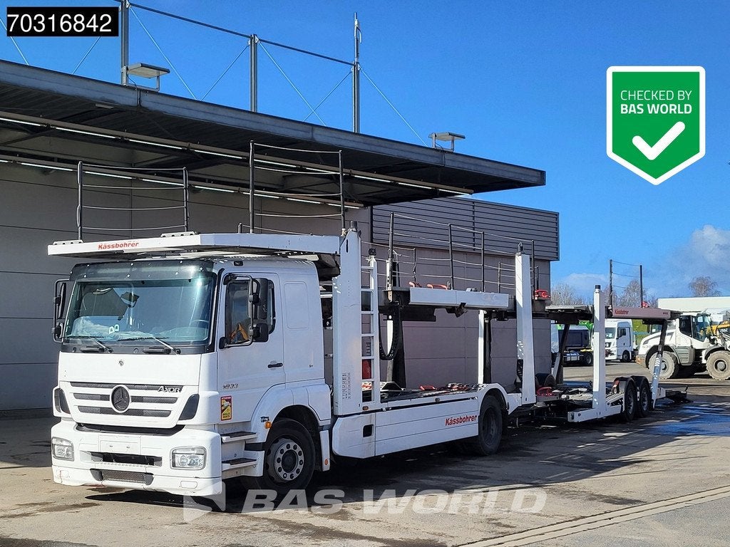 Mercedes Axor 1833 4X2 Kassbohrer SSV-01 car transporter com, Autos, Camions, Achat, Entreprise, Mercedes-Benz, Cruise Control
