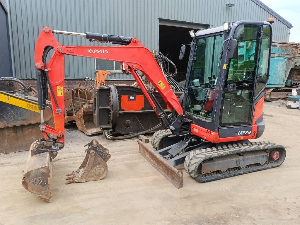 Kubota U 27-4 mini graver excavator bagger 2,7 ton CE, Excavatrice
