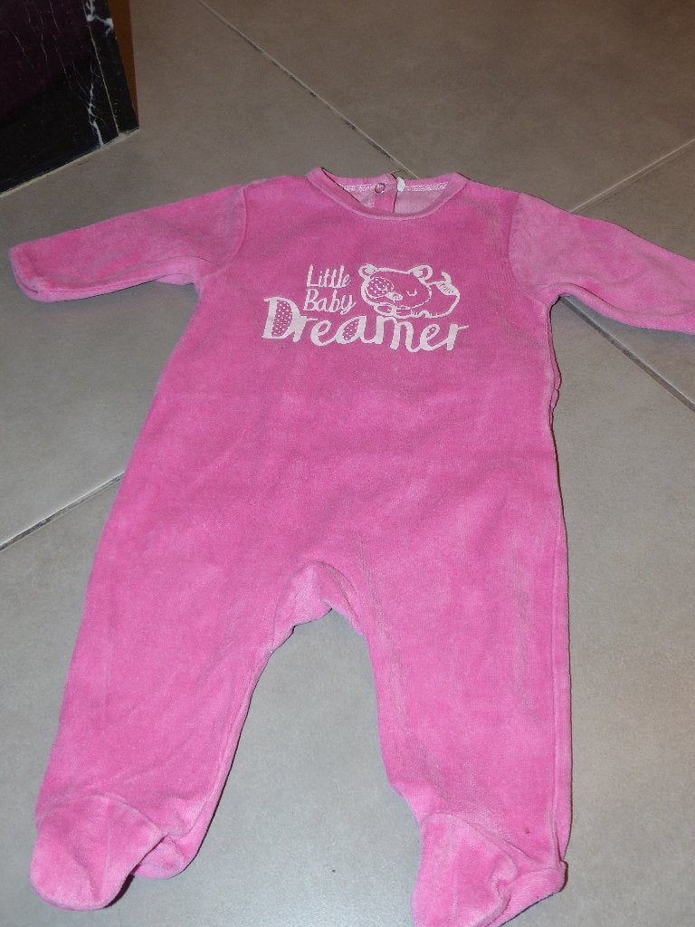 Pyjamas avec pieds - taille 62, Enlèvement ou Envoi, Utilisé, Garçon ou Fille, Costume