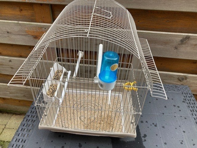 Cage à oiseaux, Animaux & Accessoires, Oiseaux | Cages & Volières, Enlèvement, Utilisé, Synthétique, Cage à oiseaux