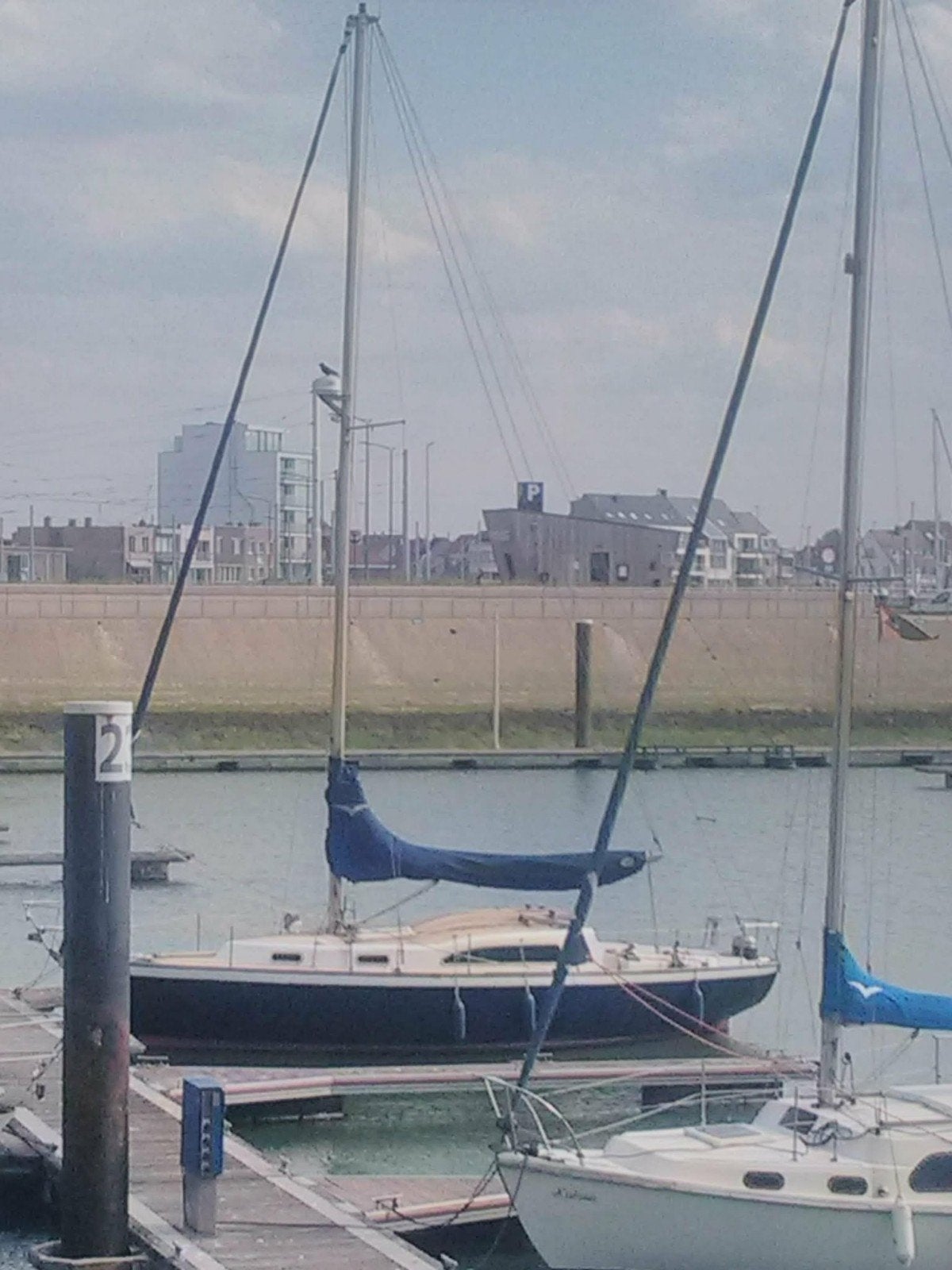 zeilyacht van 9.2 meter  van 1973 dufour, Ophalen