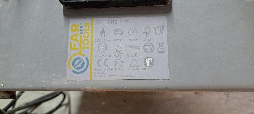 coupe carrelages  électrique TC 180 B, Enlèvement, Utilisé