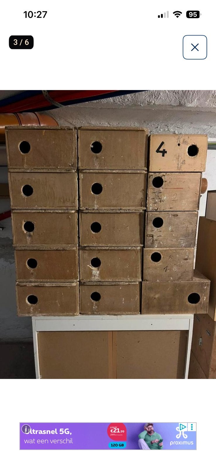 Lot de blocs de nidification