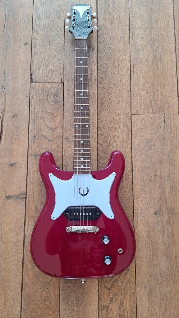 Epiphone Coronet Cherry red 2021, Muziek en Instrumenten, Ophalen, Zo goed als nieuw, Solid body, Epiphone