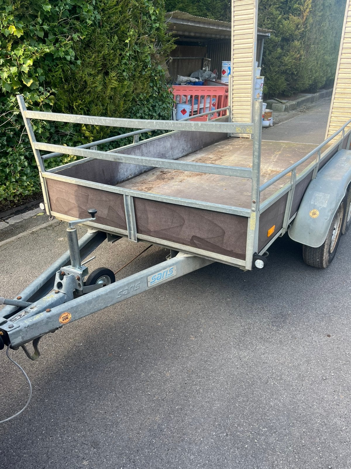 Saris machinetransporter, Auto diversen, Aanhangers en Bagagewagens, Ophalen, Gebruikt