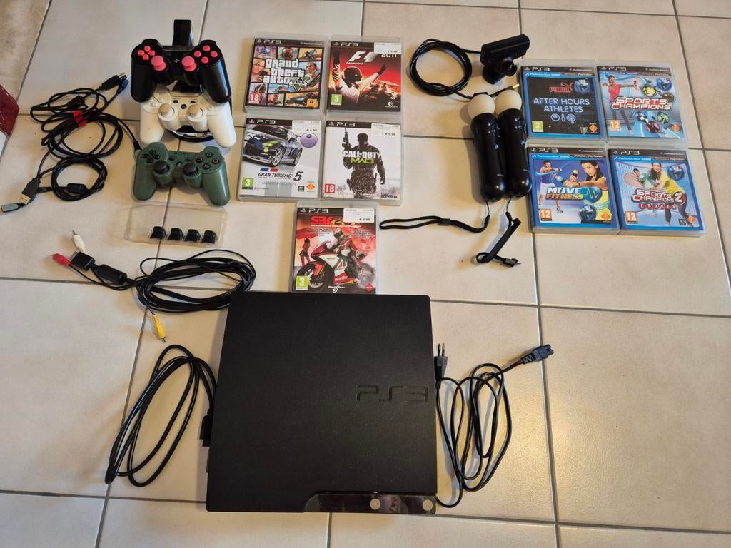 De meest complete set van PS3 met veel extra's, Games en Spelcomputers, Spelcomputers | Sony PlayStation 3, Ophalen