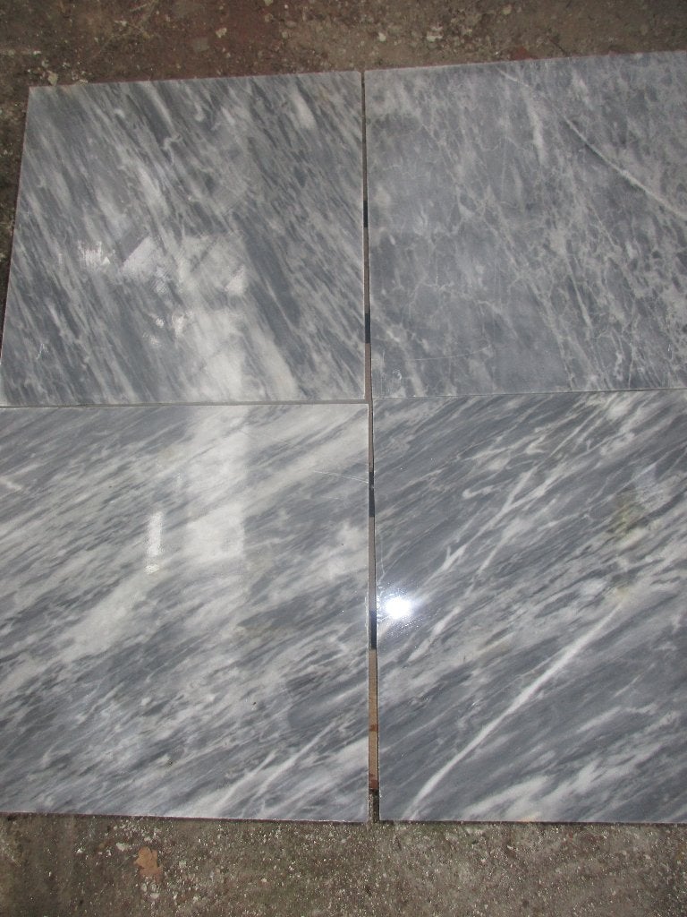 marmertegels Bardiglio Carrara, Ophalen, Nieuw, 20 tot 40 cm, 10 m² of meer