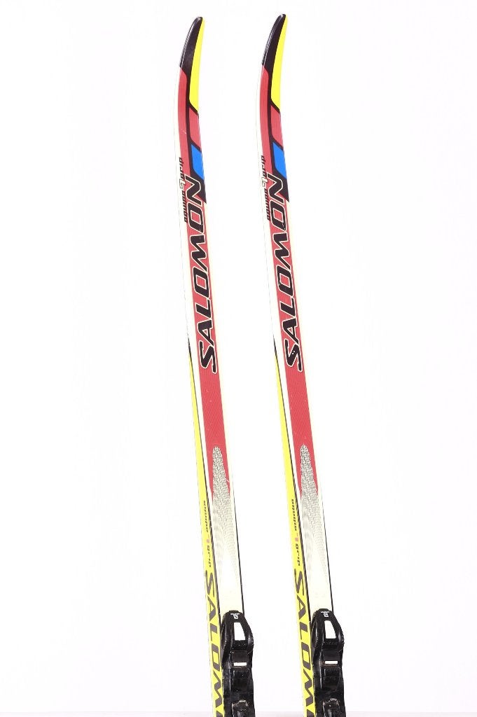 188 cm langlaufski's SALOMON EQUIPE 7 + Salomon SNS, Sport en Fitness, Verzenden, Overige typen, Salomon, Carve