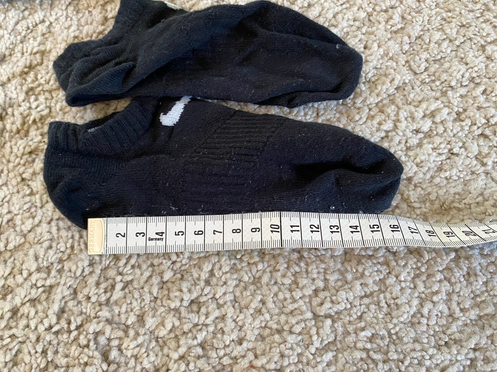 Nike zwarte enkelsokken kinderen 15/18 cm, Gebruikt, Jongen of Meisje, Ophalen of Verzenden, Nike