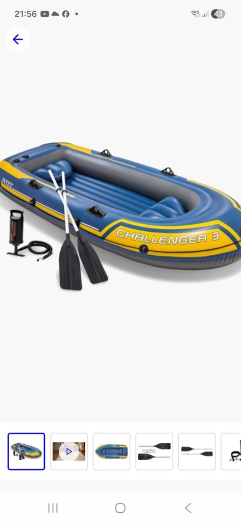 Opblaasbare rubberen boot, Watersport en Boten, Kano's, Ophalen