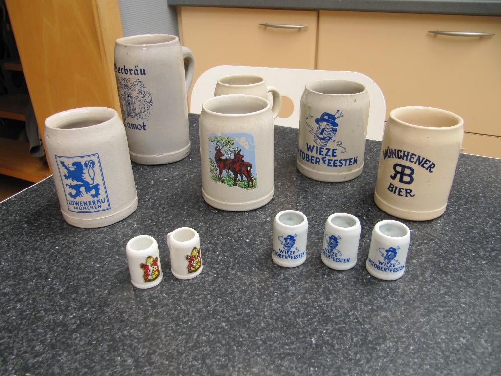 bier pul, bier beker, mug, steen, allerlei, Enlèvement ou Envoi, Utilisé