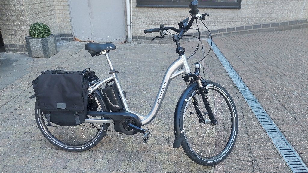 Electrische damesfiets, Fietsen en Brommers, 50 tot 53 cm, Ophalen, Gebruikt, Versnellingen