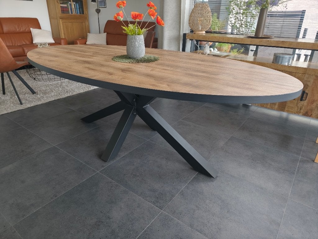 TABLE À MANGER OWEN     120x230x75, Neuf, 100 à 150 cm, Enlèvement, Modern country