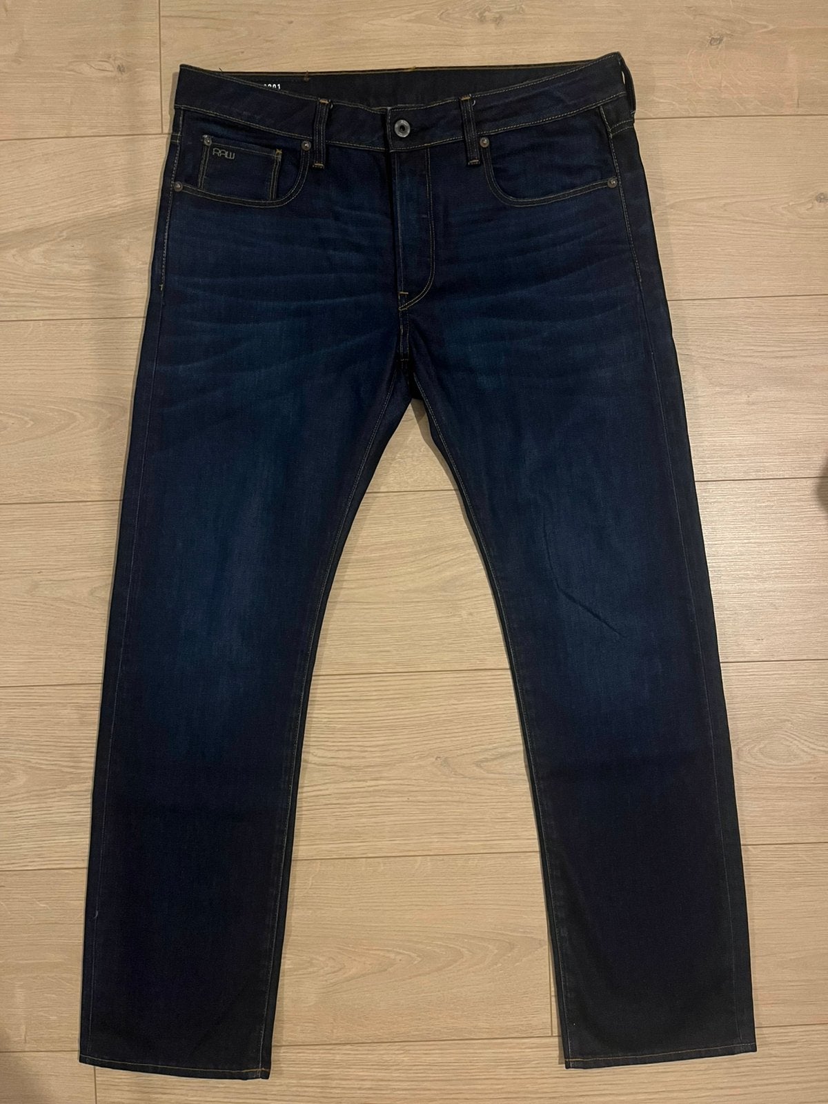 G- star RAW 3301 STRAIGHT broek jeans W34 L32 *NIEUW*, Ophalen of Verzenden, Nieuw, W33 - W34 (confectie 48/50)
