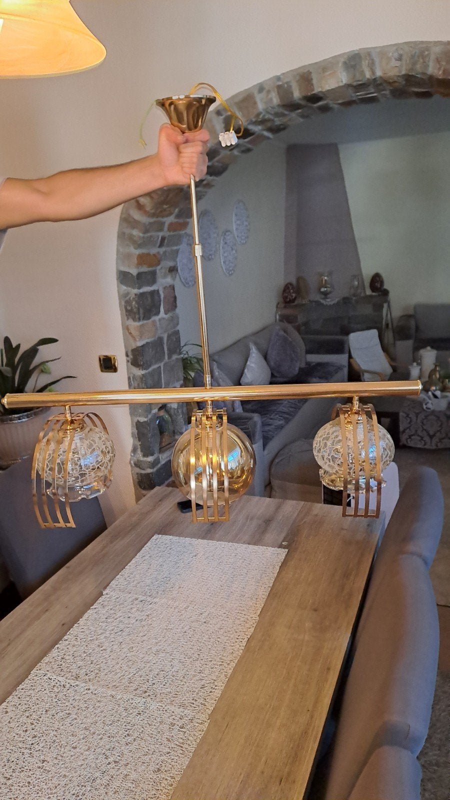 Lustre doré